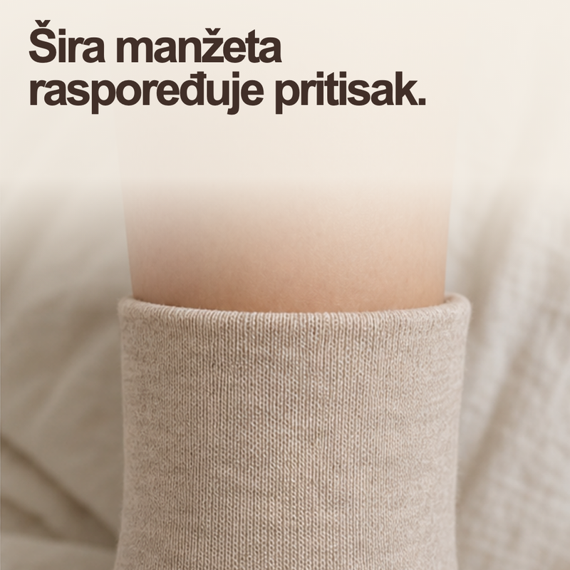 Učitajte sliku u galerijski prikaz, Šira mekana manšeta bež Dr. Füss čarapa raspoređuje pritisak