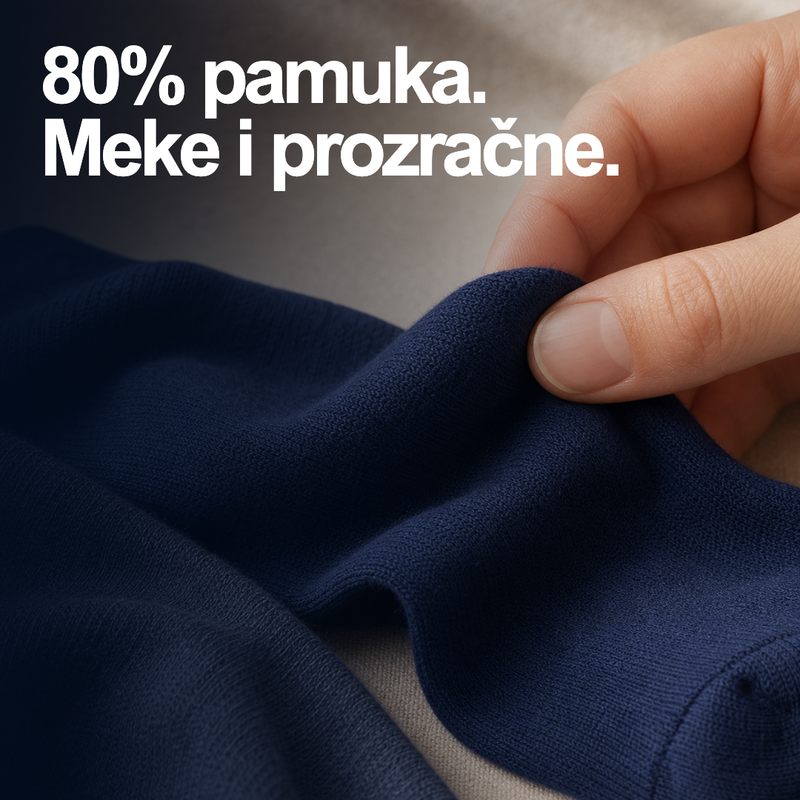 Učitajte sliku u galerijski prikaz, Mekana plava tkanina sa 80 posto pamuka