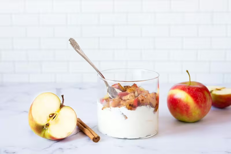 Simple baked apple dessert