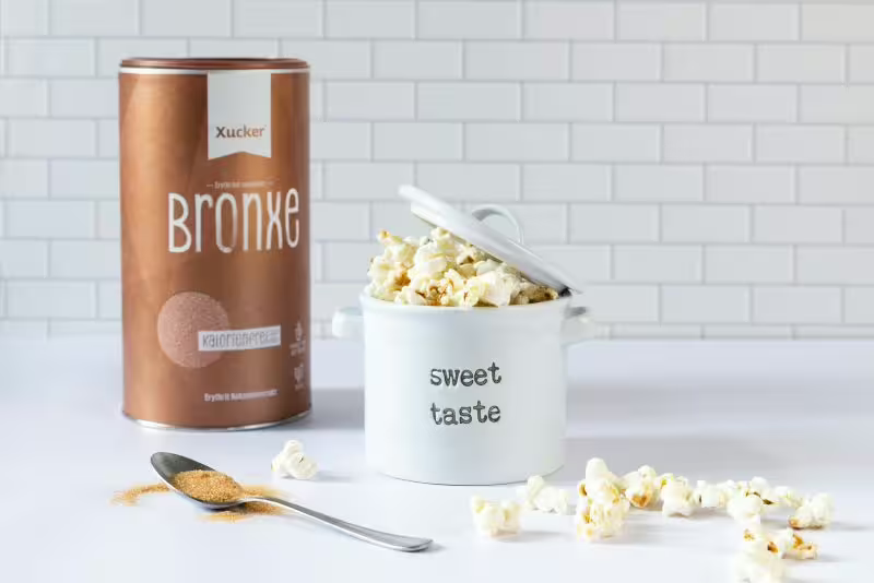 Sweet popcorn with no added sugar