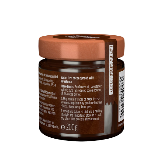 Zuckerfreie Zartbitter Kakao Creme (Xylit)