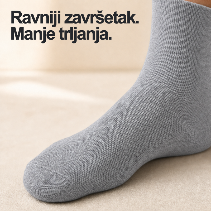 Naloži sliko v pregledovalnik galerij, Ravniji završetak prstiju za manje trenja
