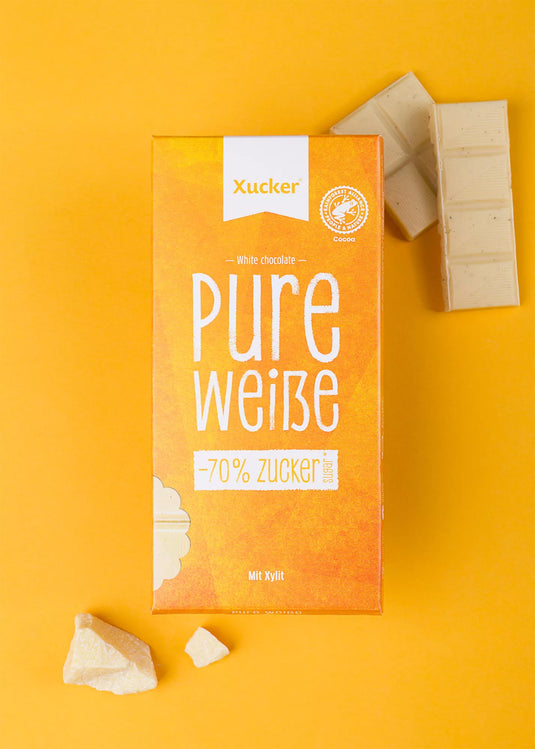 Weiße Xylit-Schokolade (mit 35 % Kakao)