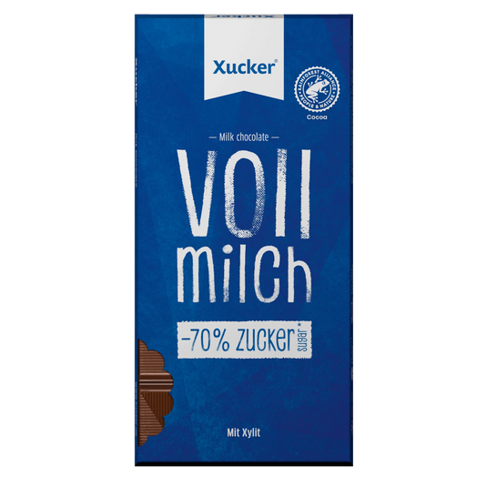 Xylit-Schokolade Vollmilch (38 % Kakaoanteil)