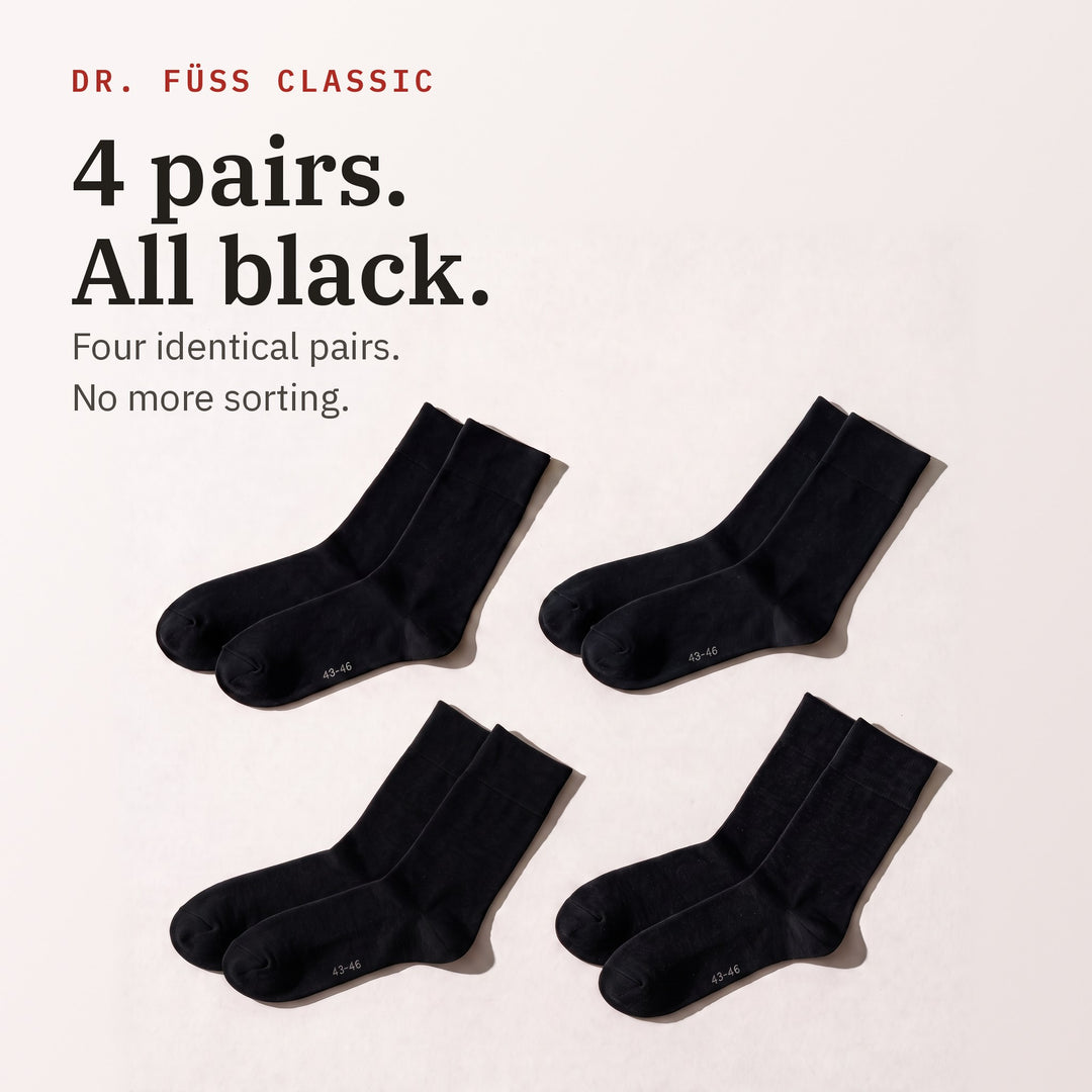 Dr. Füss Classic — Black — The pack