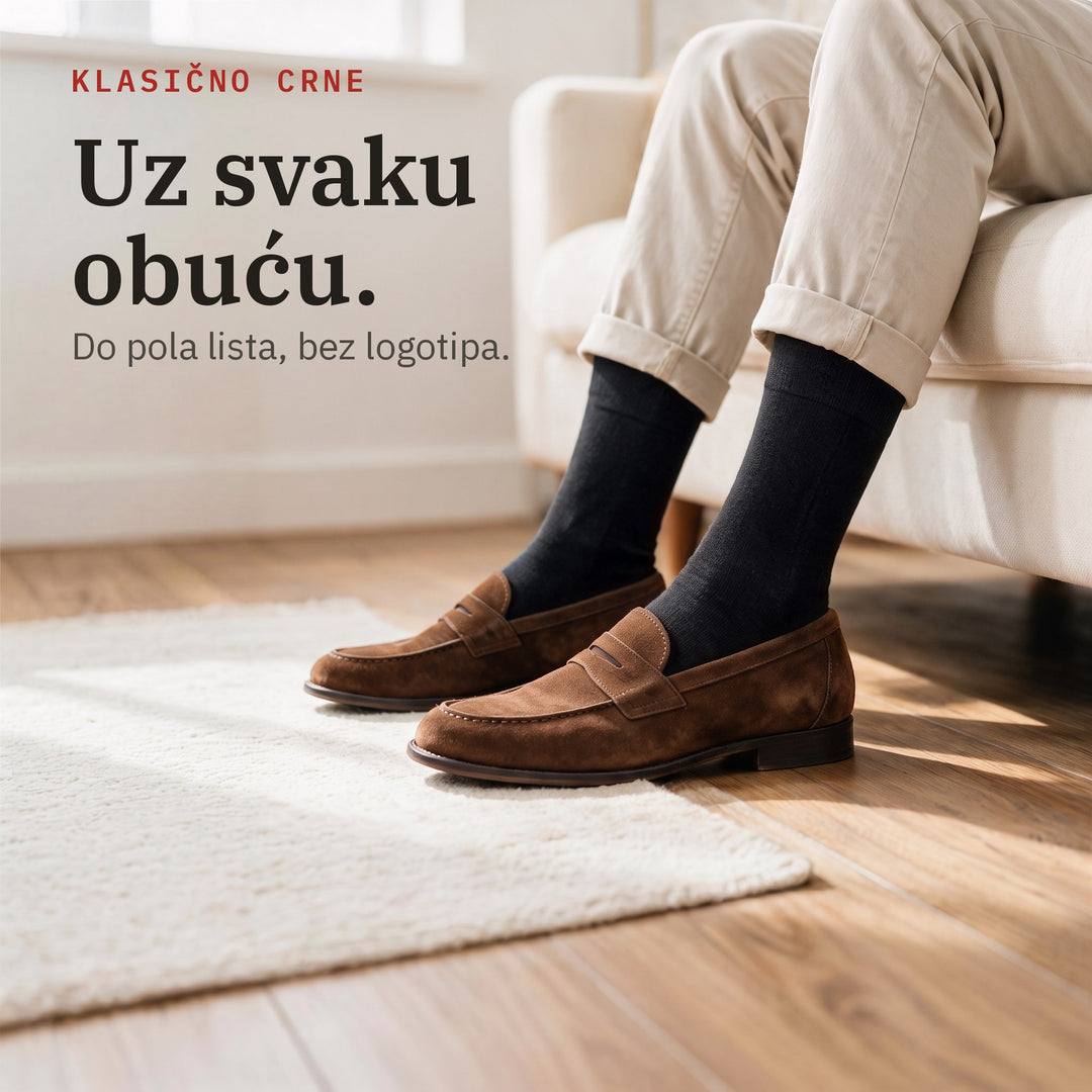 Dr. Füss Klasika — Crne — Uz svakodnevnu obuću