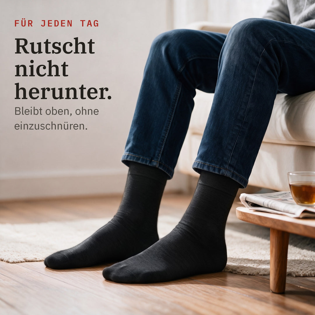 Dr. Füss Klassik — Schwarz — Im Alltag