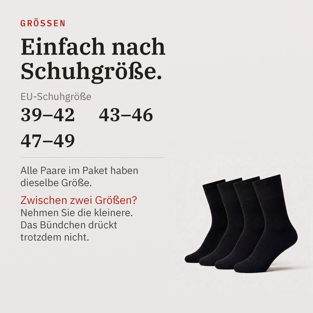 Dr. Füss Klassik — Schwarz — Größen nach EU-Schuhgröße