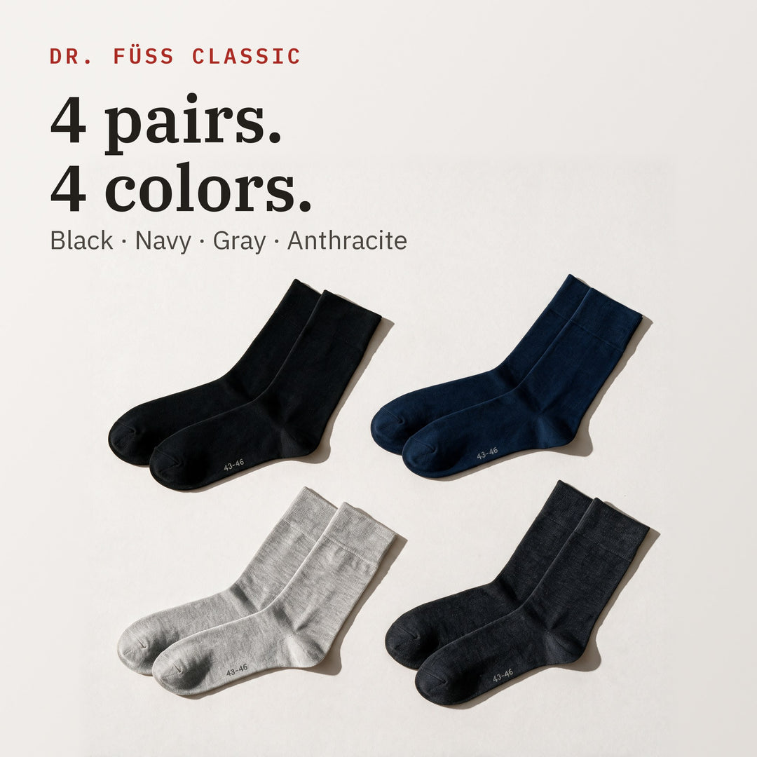 Dr. Füss Classic — 4 Colors — The pack
