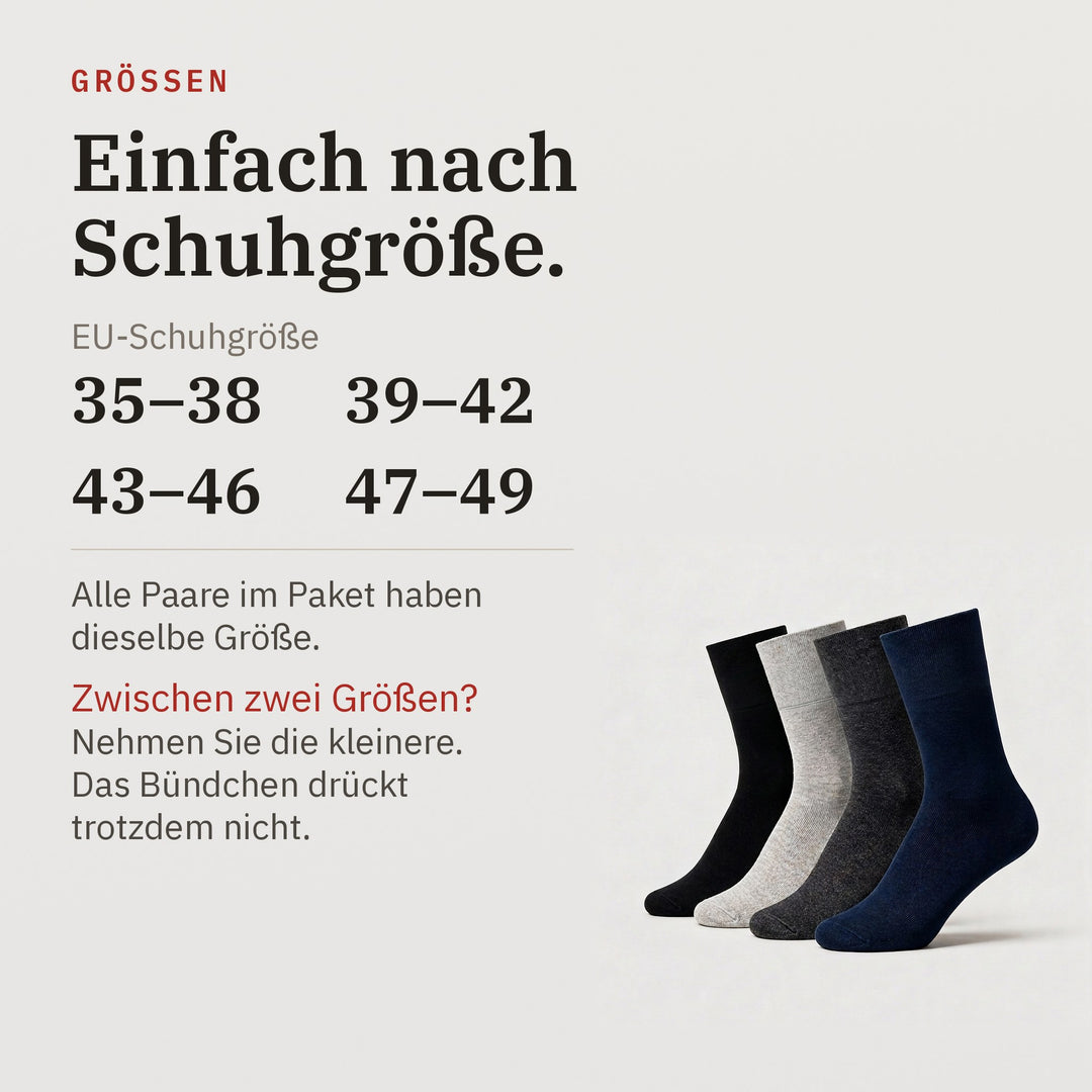 Dr. Füss Klassik — 4 Farben — Größen nach EU-Schuhgröße